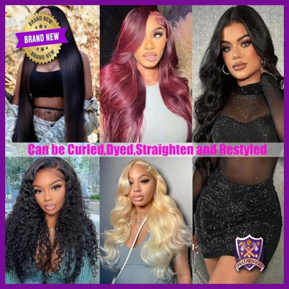 12A Human Hair Extensions Body Wave Bundles 18-22+16in 5x5 HD Lace Closure main image 4